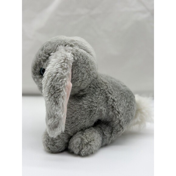 Tyco Bunny Bunny Bunnies Gray 7" Rabbit 1994 Plush Vintage Stuffed Grey Soft Toy - Picture 8 of 11